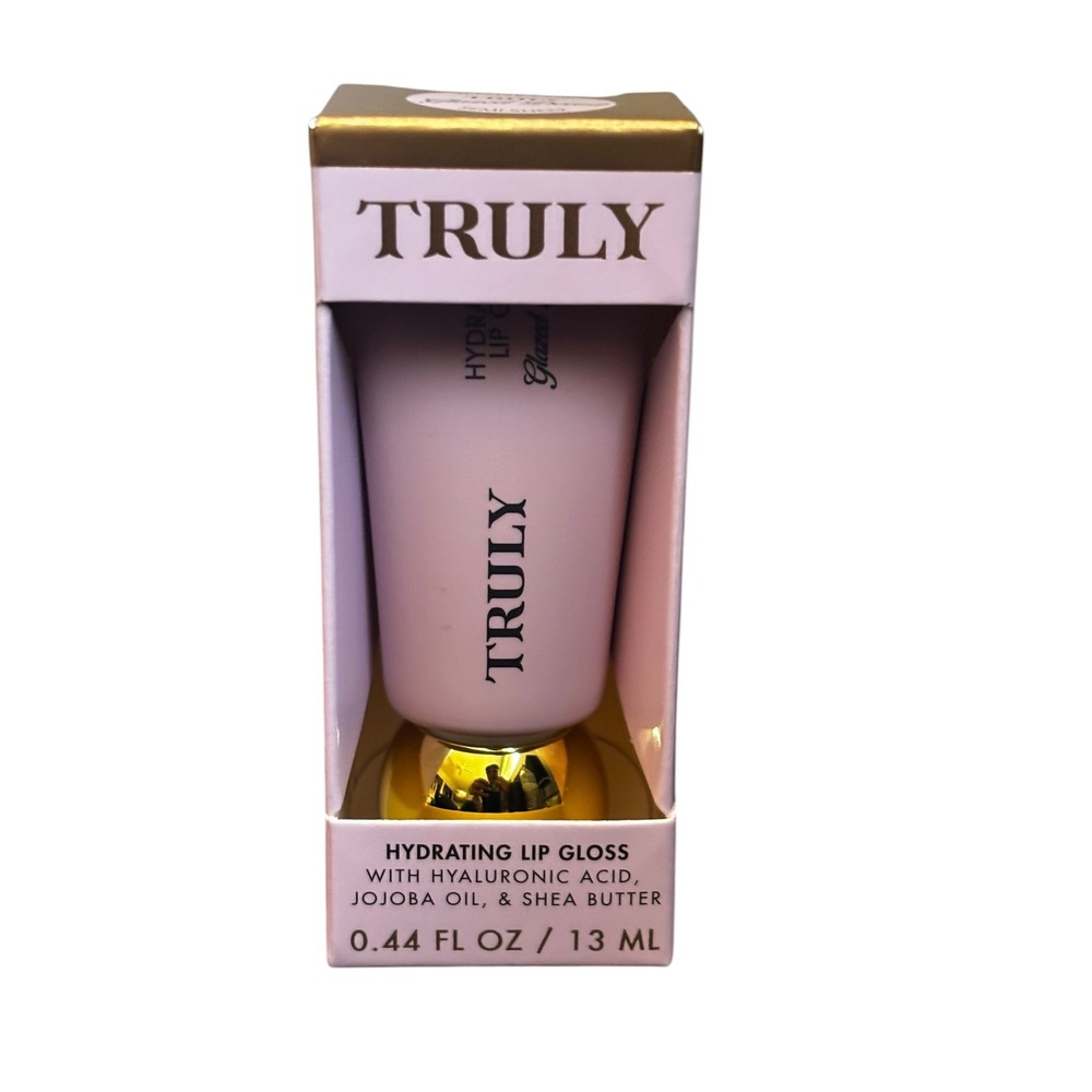 Truly Beauty Hydrating Lip Gloss Glazed Donut Mauve Pink Hyaluronic Acid 0.44oz